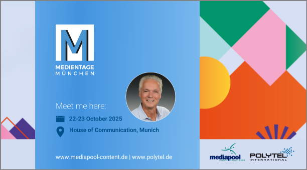 Visitenkarte für die Medientage München