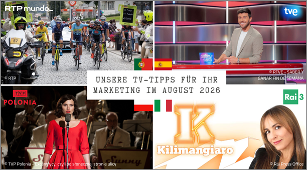 Unsere TV-Tipps für Ihr Marketing im August 2026