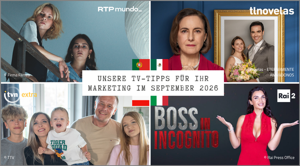 Unsere TV-Tipps für Ihr Marketing im September 2026
